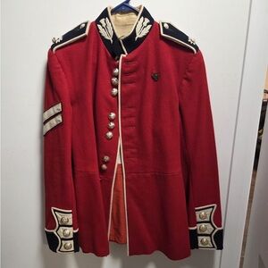 Men's Red Military Style Jacket
